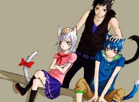 Carla Panther Lily And Happy Human Form Fan Made Fairy Tail Cat