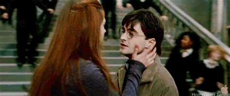 Ginny And Harry Kiss Harry Potter Photo 30727597 Fanpop