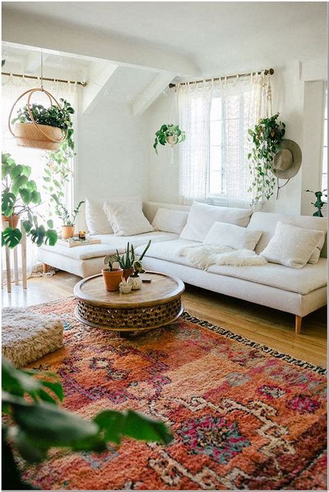 67 This Plant Filled Bohemian Living Room Wall Décor 9