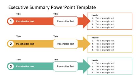 Executive Summary Powerpoint Template Slidemodel