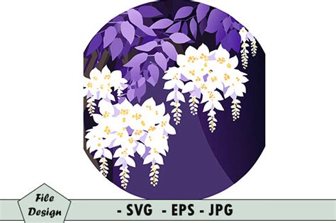 Wisteria Graphic By Designart Adelahssa · Creative Fabrica