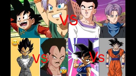 A page for describing characters: Dragon Ball Super vs Dragon Ball Gt (DBS vs DBGT) Part 1 | Main Characters - YouTube