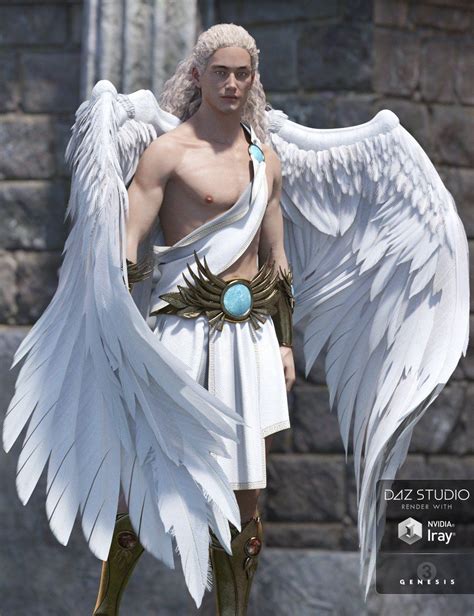 Morning Star Wings For Genesis 3 And Genesis 8 Male S 3D Models And