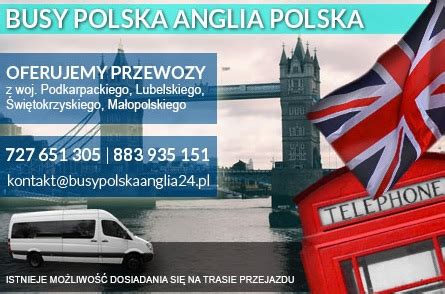 Przewozy z polski i z anglii codziennie bez przesiadek. Busy Polska Anglia - Tanie Przewozy do Anglii