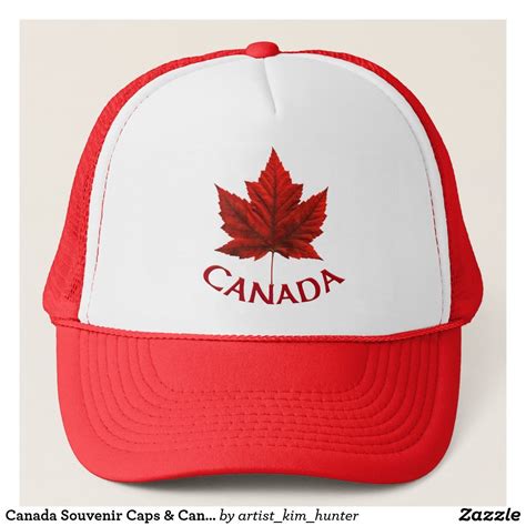 Canadian Ts Kim Hunter Canada Maple Leaf Flag Hat Cap Collection