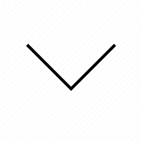 Arrow Down Line Icon Download On Iconfinder