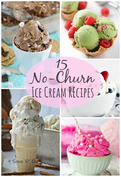 15 No Churn Ice Cream Recipes 3 Yummy Tummies
