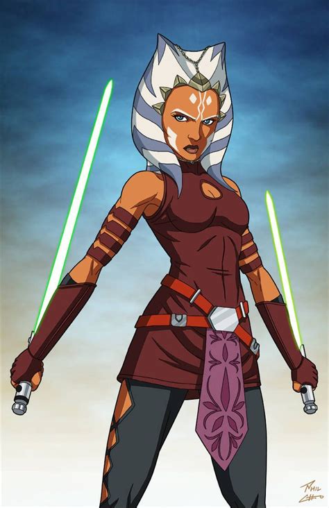 Ahsoka Tano Star Wars Commission By Phil Cho On Deviantart Star