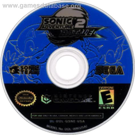 Sonic Adventure 2 Battle Nintendo Gamecube Artwork Disc