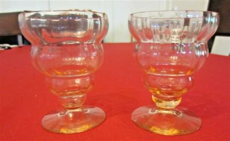 Two Pink Depression Footed Juice Tumblers Antique Price Guide
