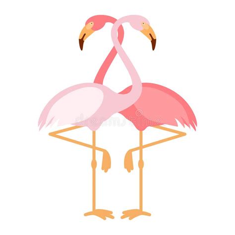 Pink Flamingo Isolated Vector Illustration Stock Vector Illustration