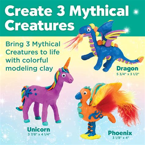 Faber Castell 6229 Create With Clay Mythical Creatures 92633312681 Ebay