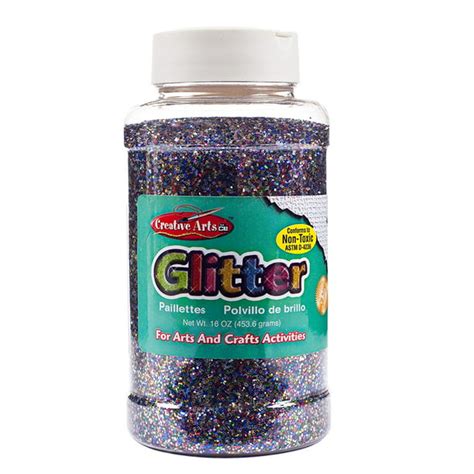 Glitter 16 Oz Bottle Multicolor