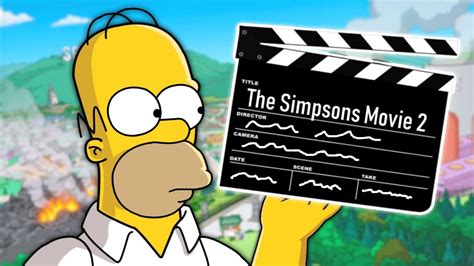 The simpsons movie 2 has been talked about for over a decade, and the sequel could be on the way, depending on the disney and fox deal. The Simpsons Movie 2 in Development at Fox - YouTube