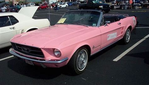 Playboy Pink 1967 Ford Mustang Convertible Photo