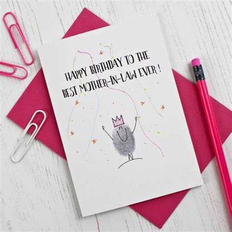 Mother In Law Birthday Card By Adam Regester Design Mother In Law Birthday Birthday Cards