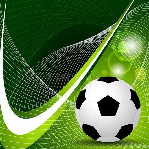 Soccer Ball Background Stock Vector Illustration Of Concept 42191308
