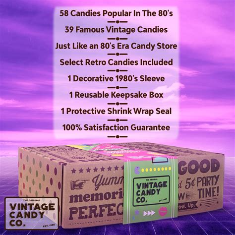 Mua Vintage Candy Co 1980s Retro Candy T Box 80s Nostalgia