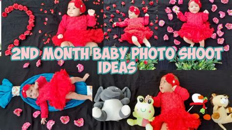 2nd Month Baby Photo Shoot Ideas At Home 🏠 Youtube