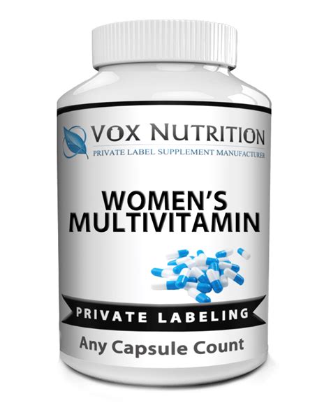 Private Label Womens Multi Vitamin Supplement Vox Nutrition