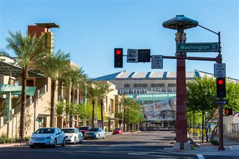 Urban Streetscapes And Buildings In Downtown Phoenix Az Editorial