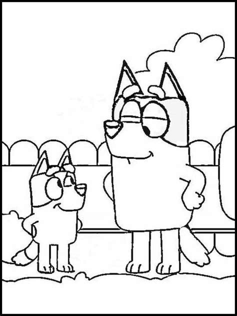 Bluey Dad Coloring Pages Updated 2023