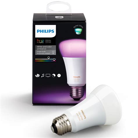 Philips Hue White And Color Ambiance Single A19 Bulb 3rd Generation
