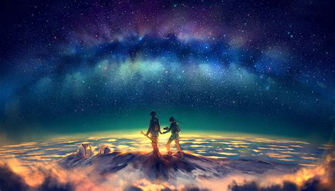 Walking On Galaxy 4k Hd Artist 4k Wallpapers Images Backgrounds