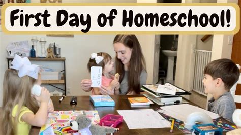 First Day Of Homeschool Homeschool Day In The Life Our Homeschool