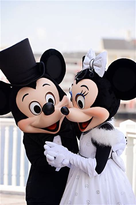 How Cute Are Mickey Mouse And Minnie Mouse In Their Disney Wedding