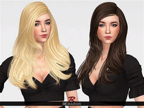 Inaya Hair Retextured By Remaron The Sims Resource Sims 4 Hairs