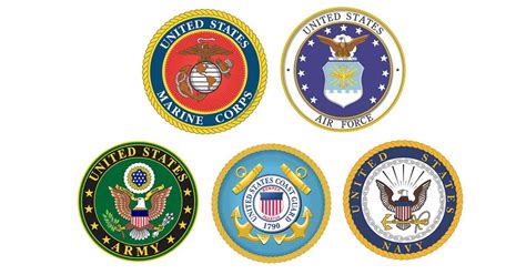 Military Branch Logos Vector At Collection Of