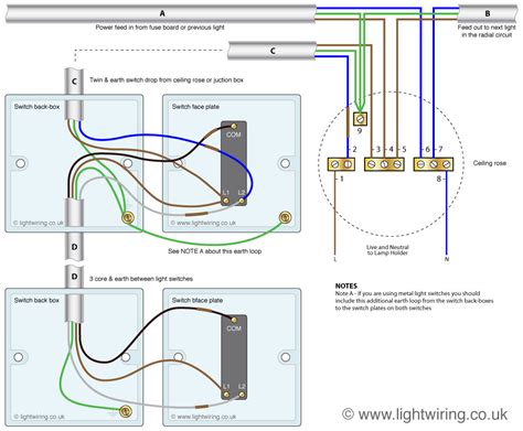 Crabtree Light Switches Wiring Diagram