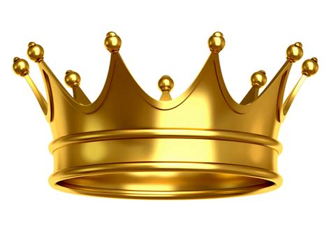 Gold Crown On A Transparent Background By Prussiaart On