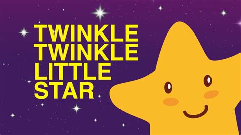 Twinkle Twinkle Little Star Nursery Rhyme With Lyrics Cartoon
