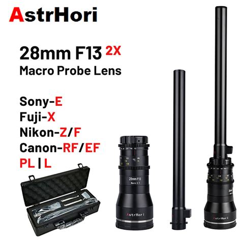 Astrhori 28mm F13 2x Macro Probe Lens For Canon Rfef Nikon Zf Sony E