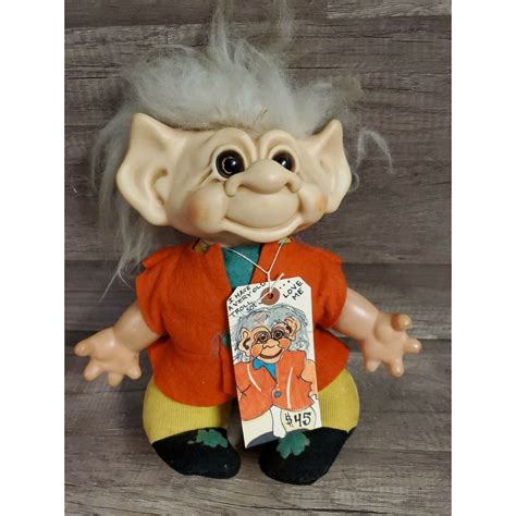 Vintage 1960s Scandia House Troll Doll 11 Lucky Etsy