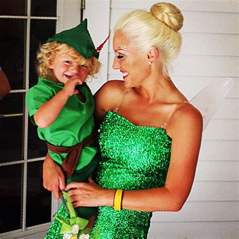 Matching Mother Son Tinker Bell Peterpan Costume Halloween Moms