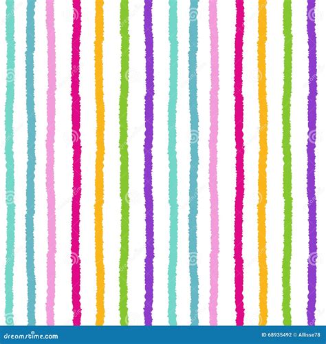 Colorful Rainbow Stripes Seamless Pattern Background Illustration Stock