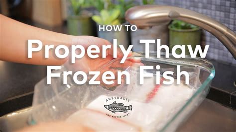 How To Properly Quick Thaw Frozen Fish Youtube