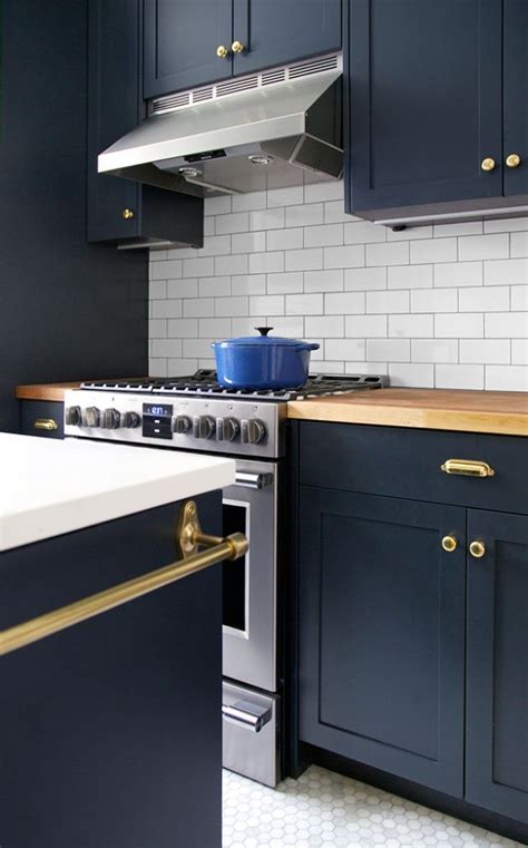 10 Blue Cabinets With Black Appliances Decoomo