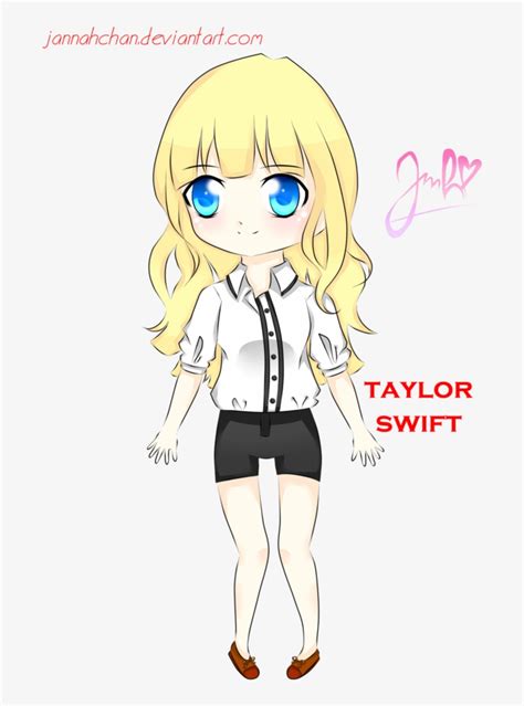 Taylor Swift By Jannahchan D5qpmhr Taylor Swift Chibi Drawing