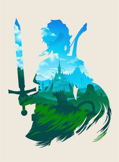 Video Game Silhouette Posters Created By Jeff Langevin Legend Of