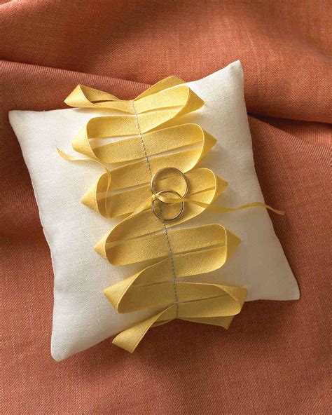 Ring Bearer Pillow Ideas You Can Make On Your Own Martha Stewart Weddings