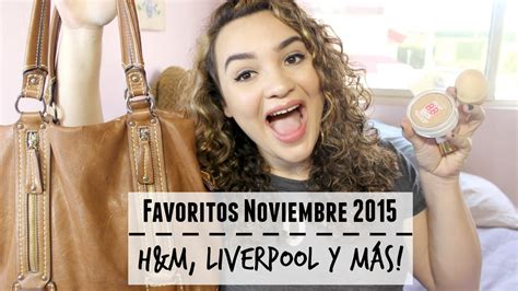 Favoritos De Noviembre 2015 Youtube