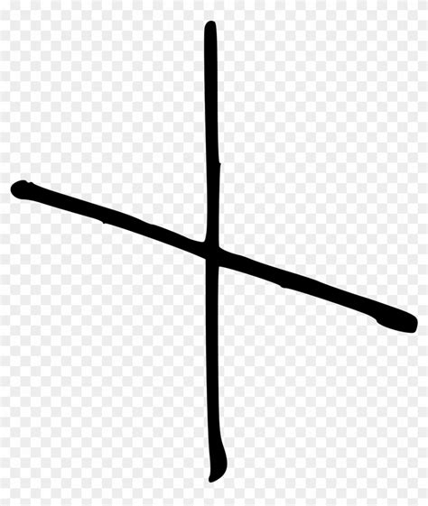 X Is A Cross Clipart Vector Clip Art Online Royalty Cross Out Png