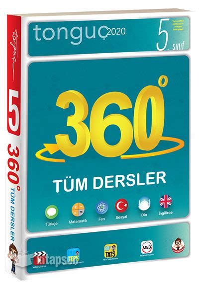 5. Sınıf 360 Tüm Dersler Soru Bankası Tonguç Akademi | 9786257006071