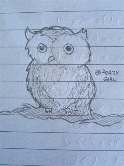 Just A Random 2 Minute Owl Sketch Ill Draw Another Seriously Soon Xd