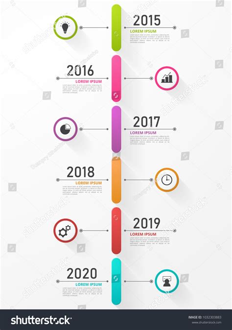 Vertical Timeline Storyboard By Poster Templates Infographic Template