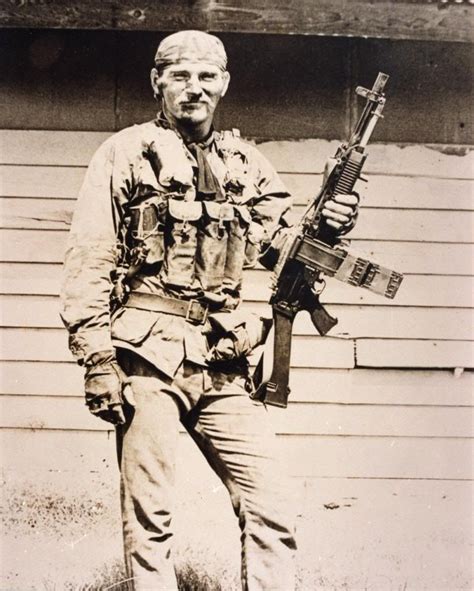 One Badass Looking Navy Seal In Vietnam With His Stoner 63a Commando